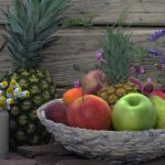 Obstschale mit verschiedenem Obst